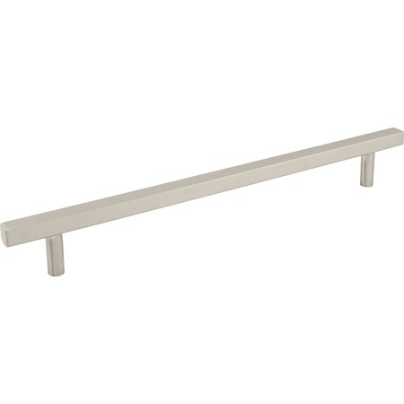 Jeffrey Alexander 12" Center-to-Center Satin Nickel Square Dominique Appliance Handle 845-12SN